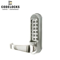 Codelocks Heavy Duty Mechanical Locks with Mortise Latch, Full Size Lever Handles and Code Free Option in Stai CDL-CL510-SS